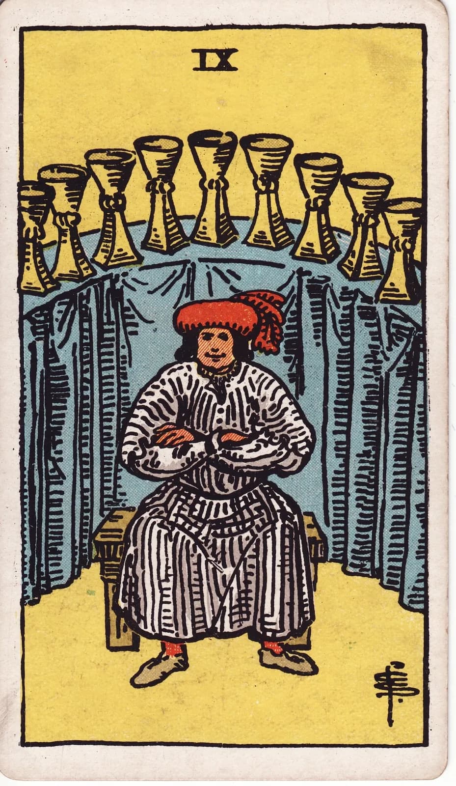 Carta Nove de Copas