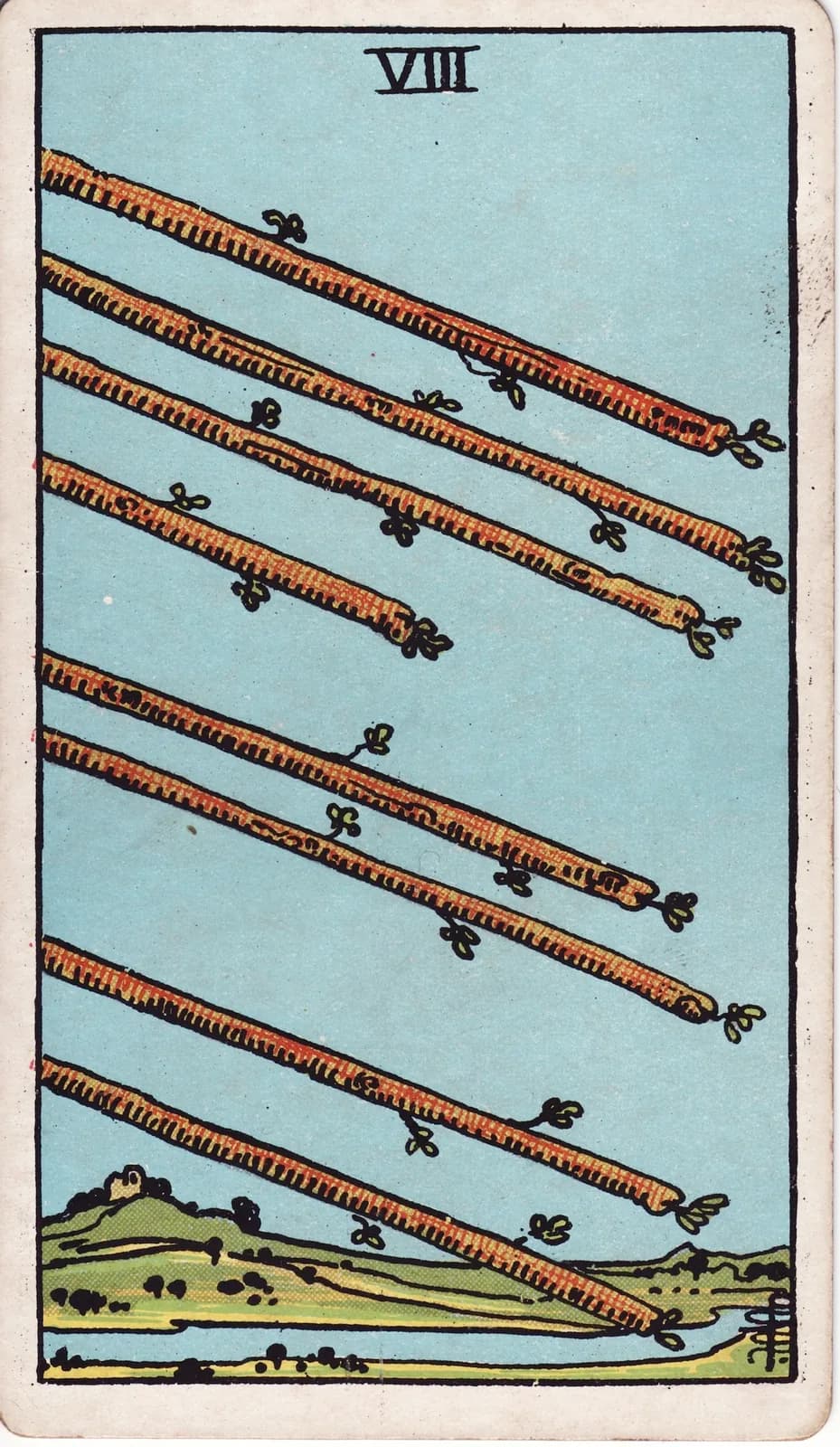 Carta Oito de Paus
