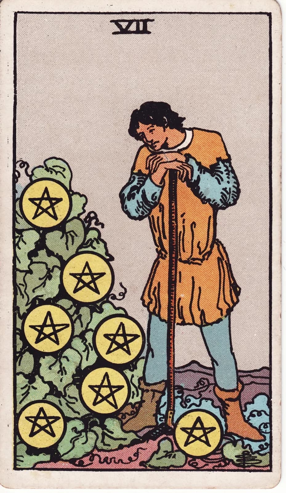 Carta Sete de Ouros